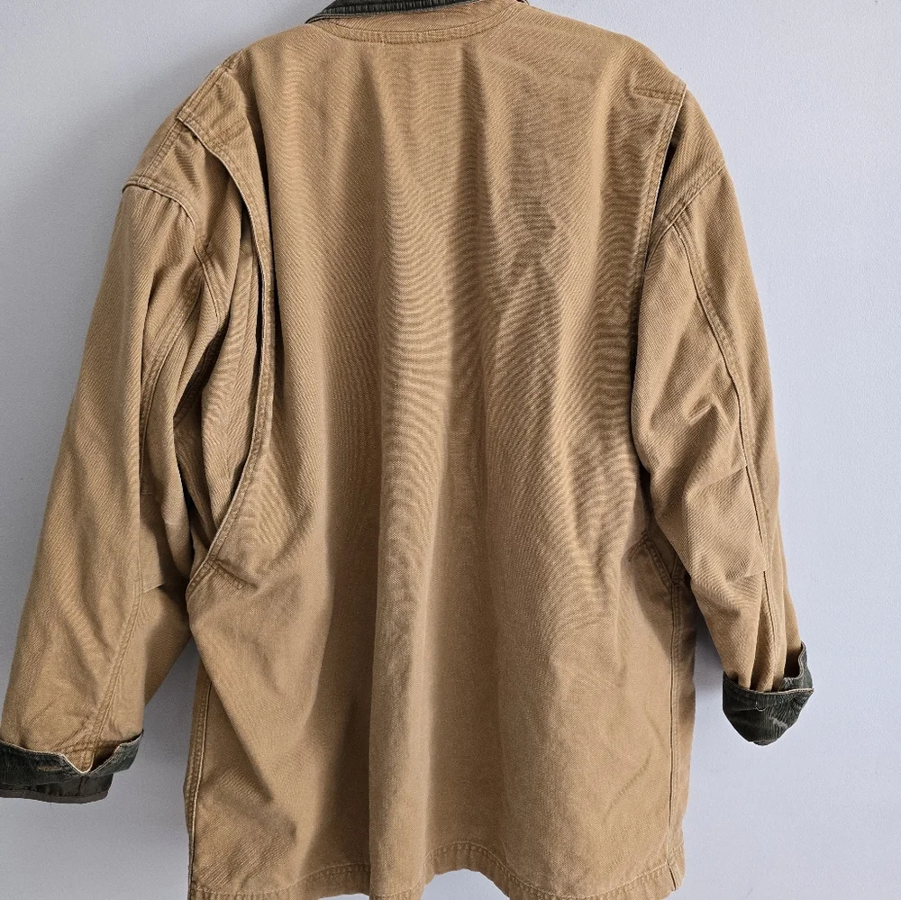 L.L. BEAN Vintage Mens Barn Jacket Field Chore Coat Blanket Lined XL - Picture 6 of 9